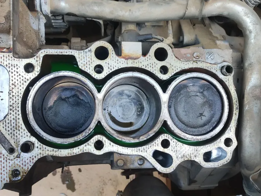 Inspección interna de motor